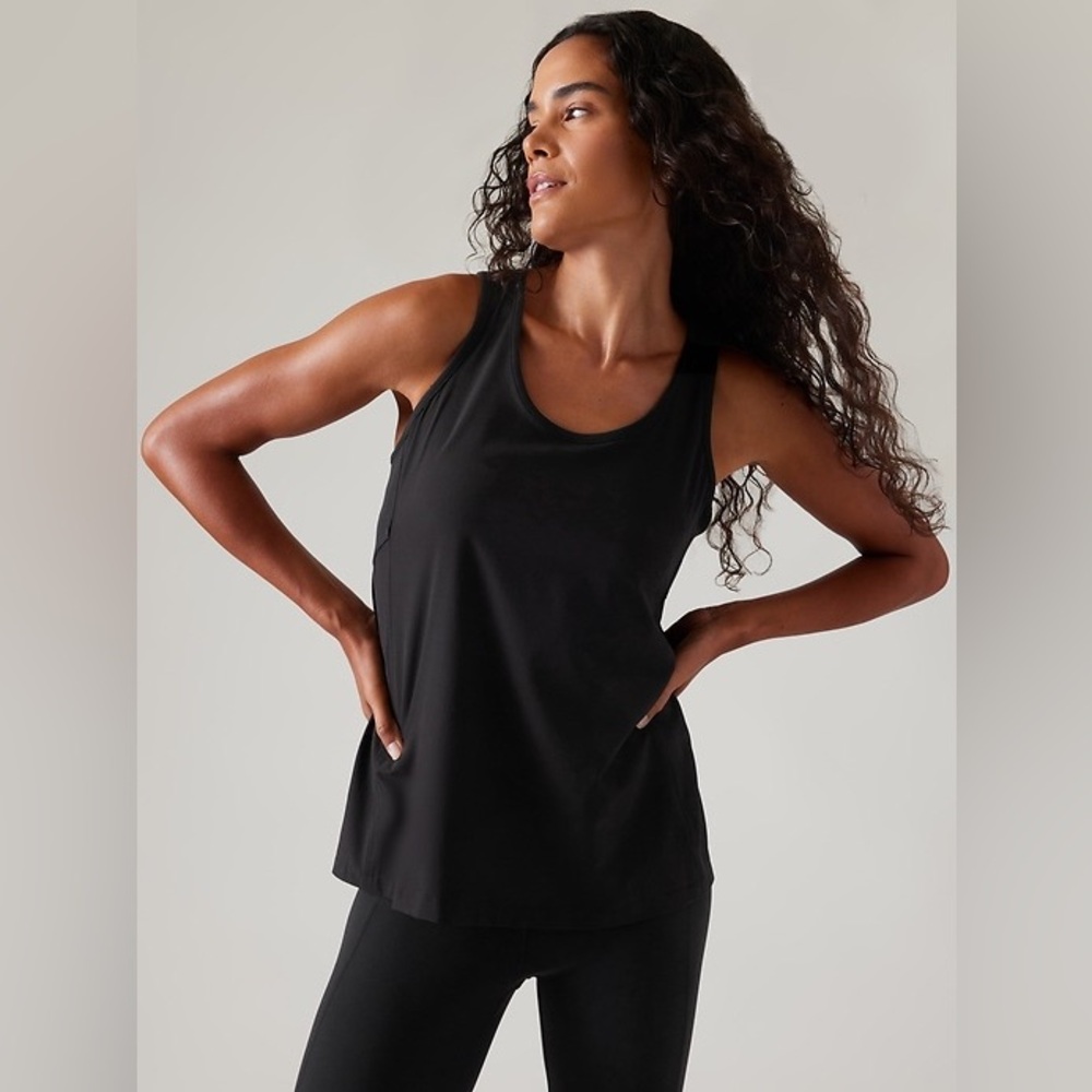 Athleta Black Tank Top | Size L